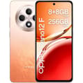 Miniatyrbild 1 av 6: OPPO Reno12 F 4G smartphone i gul orange färg med 6,67" AMOLED-skärm 120 Hz Full HD+, 1080 x 2400 pixlar, 8 GB DDR4 + RAM