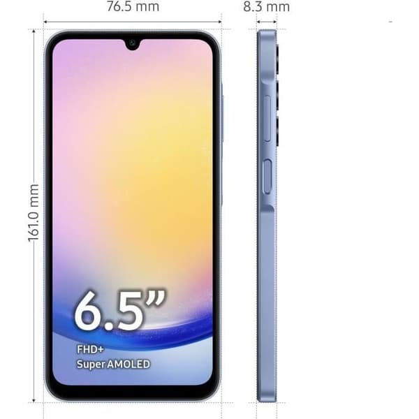 SAMSUNG Galaxy A25 5G Smartphone 128GB Blå