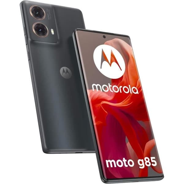 Motorola Moto G85 5G Smartphone - 12 GB RAM - 256 GB - 6,67'' POLED-skärm - Dual SIM - 5000 mAh batteri Grå