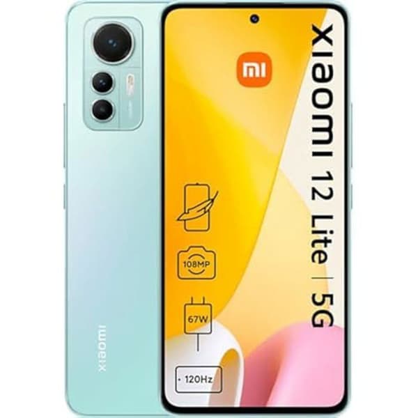 Smartphone - Xiaomi - 12 Lite - 6 GB RAM - 128 GB - LTE - Dubbel SIM - Fingeravtrycksläsare