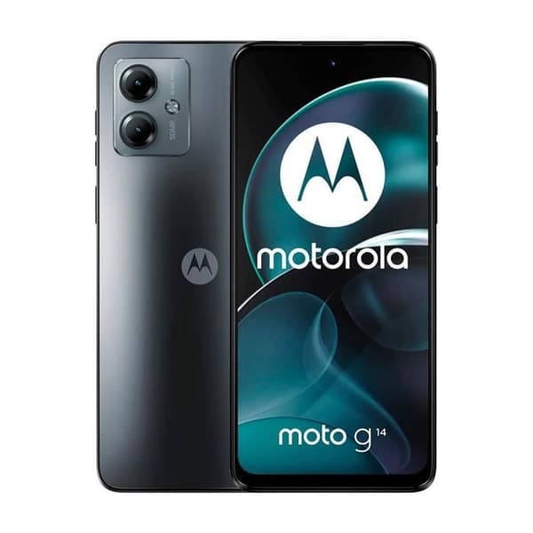 Motorola Moto G14 8GB/256GB Grå (Stålgrå) Dual SIM Grå