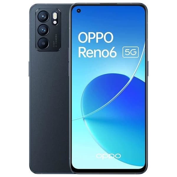OPPO RENO 6 8+128GB DS 5G STELLAR SVART OEM