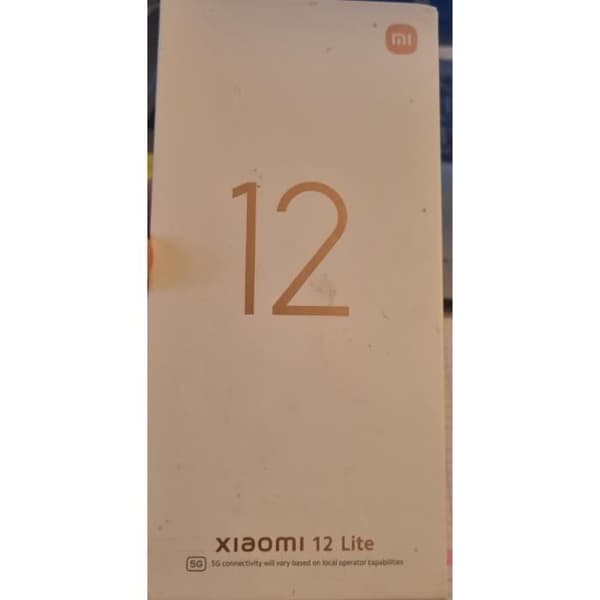 XIAOMI REDMI 12 LITE 128GIGA SVART Svart