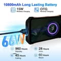 Miniatyrbild 3 av 6: DOOGEE V30T Robust Smartphone 5G 20GB+256GB 6,58" FHD 120Hz 10800mAh/66W 108MP NFC GPS-kamera - Guld