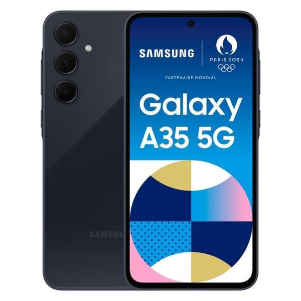 Samsung Galaxy A35 Smartphone 256 GB 5G Midnattsblå Marinblå