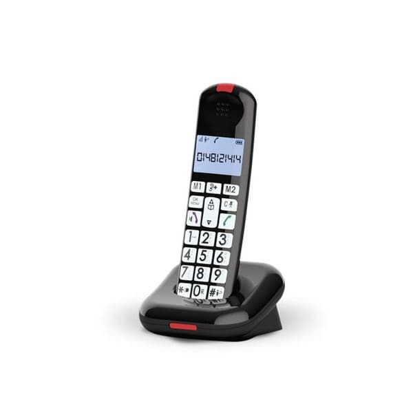 SCHNEIDER Sladdlös telefon GMSDECT100BLK - Sladdlös telefon för seniorer