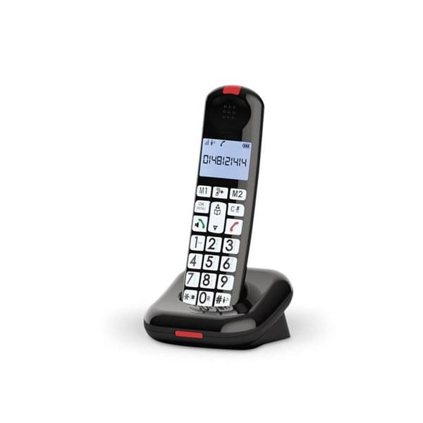 SCHNEIDER Sladdlös telefon GMSDECT100BLK - Sladdlös telefon för seniorer