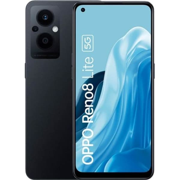 OPPO Reno8 Lite 5G 8GB/128GB Svart (Cosmic Black) Dual SIM CPH2343