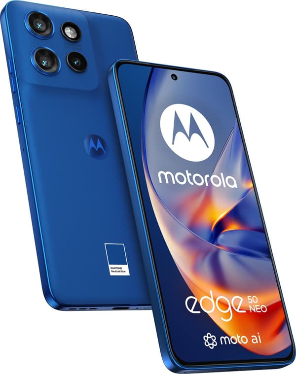Motorola Edge 50 Neo 5G (6,4") 120 Hz Dual SIM Android 14 5G USB Type-C 12 Gt 512 Gt 4310 mAh merensininen