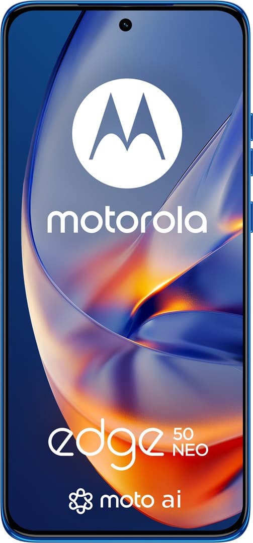 Motorola Edge 50 Neo 5G (6,4") 120Hz Dual SIM Android 14 5G USB Type-C 12 GB 512 GB 4310 mAh Nautical Blue Blå