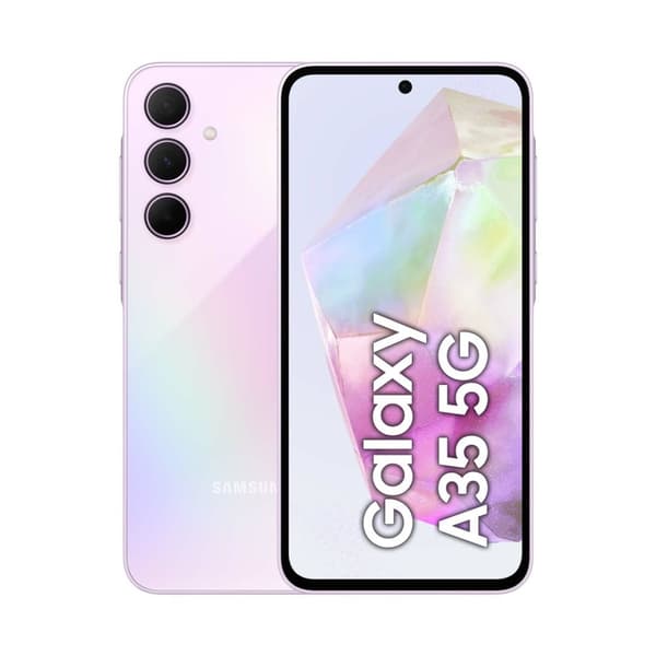 Samsung Galaxy A35 5G 16,8 cm (6,6") Hybrid Dual SIM Android 14 USB Type-C 6 Gt 128 Gt 5000 mAh Lila Lila