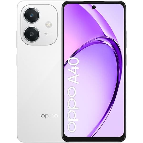 Oppo A40 4G 6GB/128GB Vit (Starlight White) Dual SIM Vit