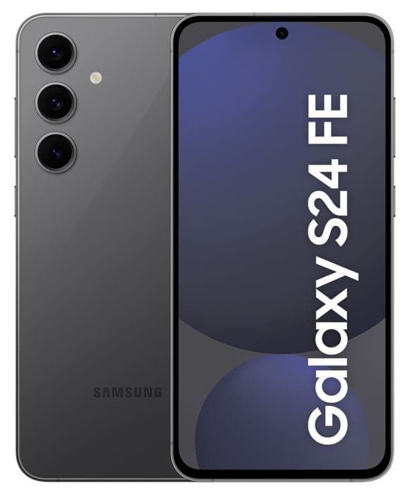 Samsung Galaxy S24 FE. Skärmstorlek: 17 cm (6,7"), Skärmupplösning: 2340 x 1080 pixlar. Processorfamilj: Samsung grafit