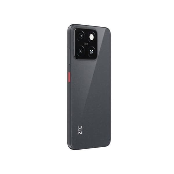 ZTE Blade A55 smartphone i Starry Black färg med 6,75" 90Hz Full HD+-skärm, 1080 x 2400 pixlar, 8GB RAM DDR4 + 128GB eMMC och