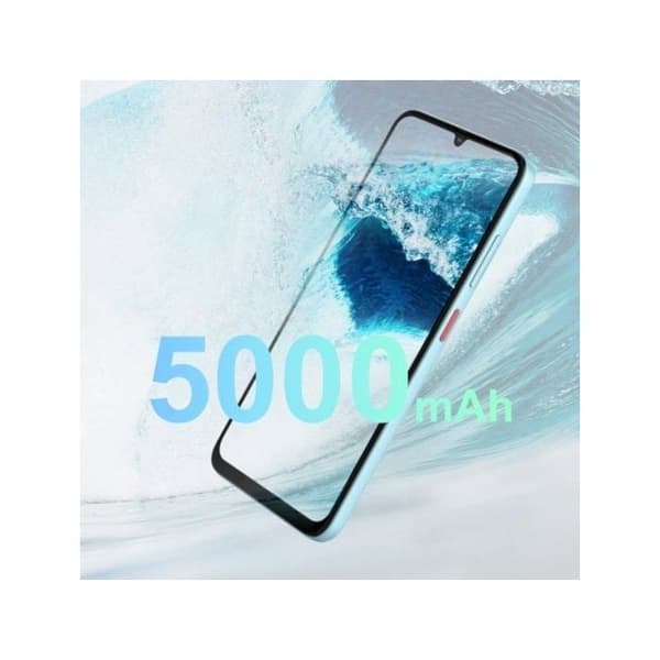 ZTE Blade A55 smartphone i Starry Black färg med 6,75" 90Hz Full HD+-skärm, 1080 x 2400 pixlar, 8GB RAM DDR4 + 128GB eMMC och