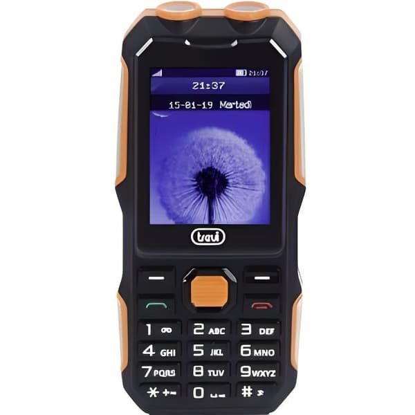 FORTE 70 TREVI STÖTSÄKER GSM-TELEFON Svart, Orange