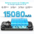 Miniatyrbild 3 av 6: Okrossbar smartphone Blackview BV9300 Pro 24GB+256GB 15080mAh(33W) Dual Screen 6,7" 64MP+32MP Android 13 NFC 100LM - Svart