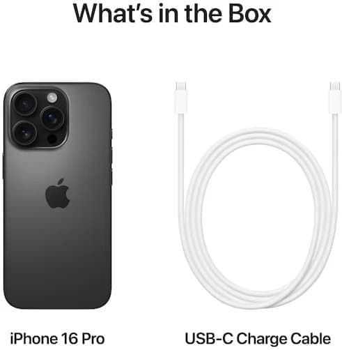 Apple iPhone 16 Pro 128GB Svart Titan