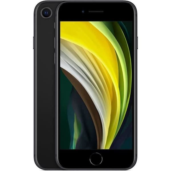 APPLE iPhone SE Svart 64 GB (2020) - Renoverad - Utmärkt skick- REFURBISHED