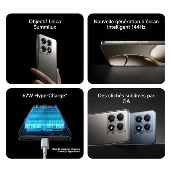 Xiaomi 14T 12GB + 512GB svart