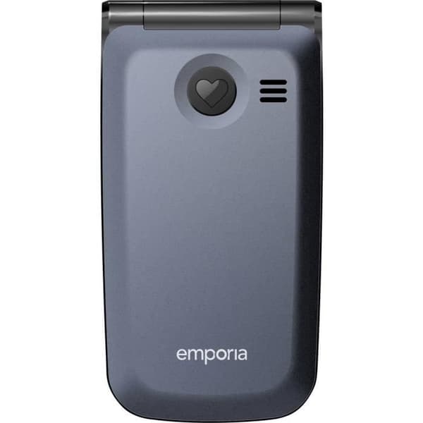 Emporia ACTIVEglam Clamshell mobiltelefon för seniorer IP54, med laddstation, SOS-knapp, skydd mot