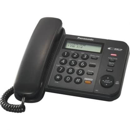 Telefon KX-TS580FXB (sort), Panasonic