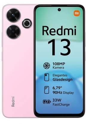 Telefon Redmi 13 8/256GB Pearl Pink, Xiaomi Lyserød