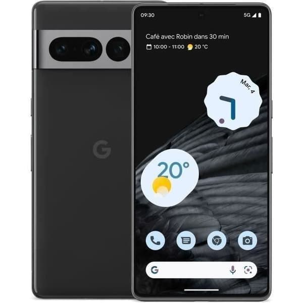 GOOGLE Pixel 7 Pro - 256 GB - Svart (2022) - Renoverad - Bra skick- REFURBISHED