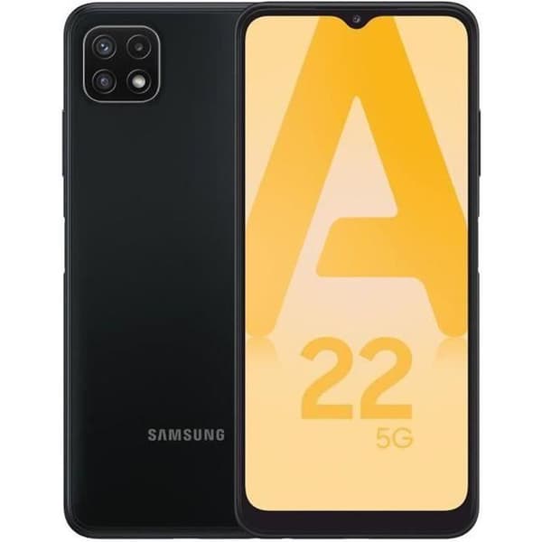 SAMSUNG Galaxy A22 128GB 5G Grå (2021) - Renoverad - Mycket bra skick- REFURBISHED