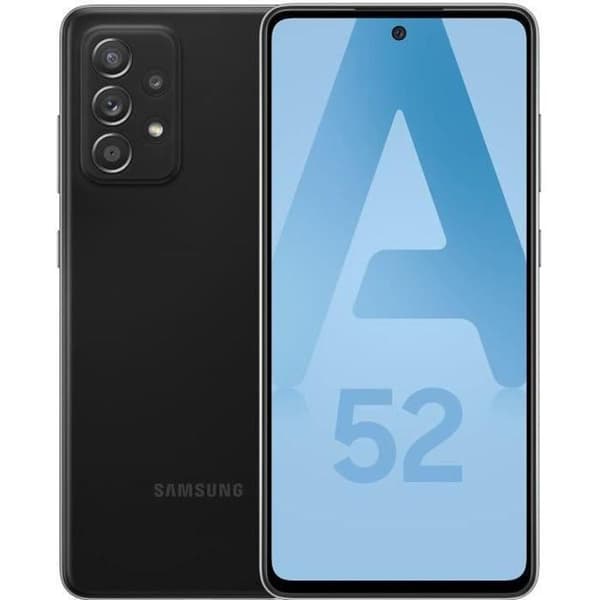 SAMSUNG Galaxy A52 4G Svart (2021) - Renoverad - Bra skick- REFURBISHED
