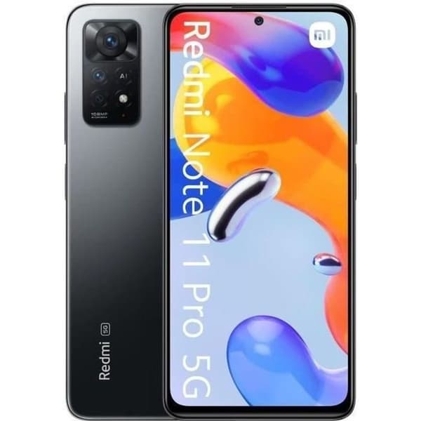 XIAOMI Redmi Note 11 Pro 128GB 5G Grå - Renoverad - Utmärkt skick- REFURBISHED