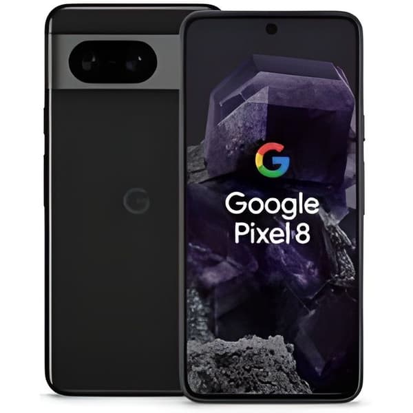 Google Pixel 8 128GB Volcanic Black 5G smartphone Svart