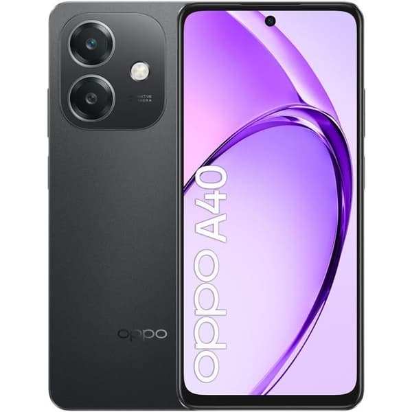 Oppo A40 4G 6GB/128GB Svart (Sparkle Black) Dual SIM Svart