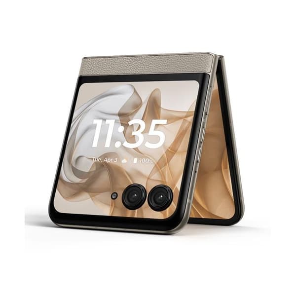 5G-LTE Dual SIM IPX8-smartphone med Octo-Core 2,5 GHz-processor, 120 Hz 6,9' pOLED invändig skärm och 90 Hz pOLED exteriör skärm