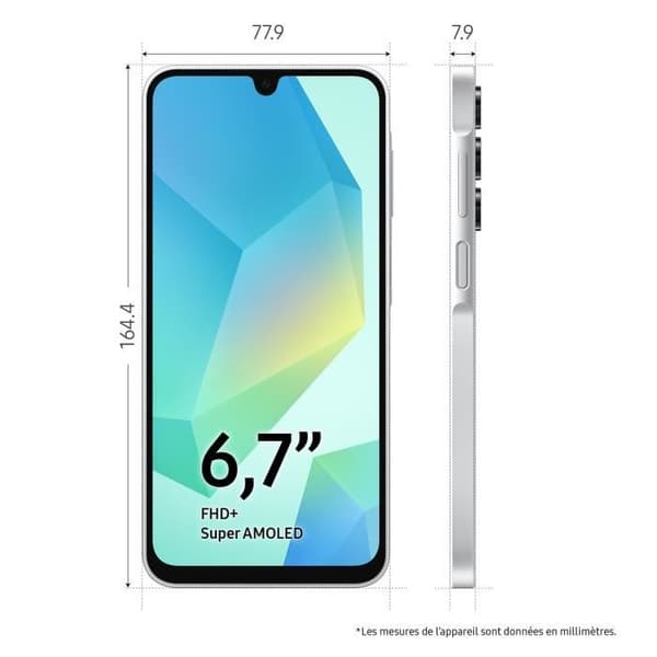 SAMSUNG Galaxy A16 Smartphone 128GB Grå