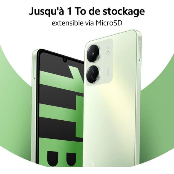 XIAOMI Redmi 13C 256GB Svart