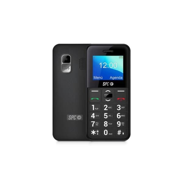 SPC Fortune 2 PE – Senior mobiltelefon, stora knappar, SOS-knapp, smarta funktioner, extra hög volym, svart