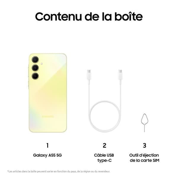 Samsung Galaxy A55 Smartphone 256 GB 5G Lime