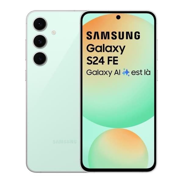Samsung Galaxy S24 FE Smartphone 128 GB Grön Mintfärgad