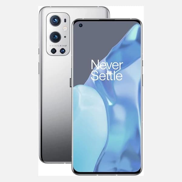 OnePlus 9 Pro 5G-telefon 8GB 128GB Silver Snapdragon 888 6,7 tum 120Hz Adaptiv Hasselblad 50MP Cámara Snabb trådlös laddning