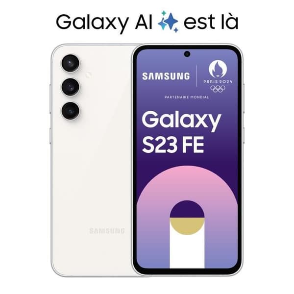SAMSUNG Galaxy S23 FE Smartphone 128GB kräm
