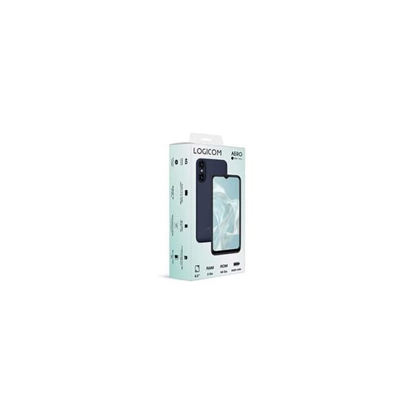 Smartphone Logicom Aero 6,5 Dubbel nano SIM 256 Go Svart
