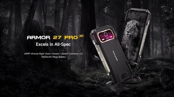 Telefon Armor 27 Pro 12/ 256GB NFC Svart, Ulefone