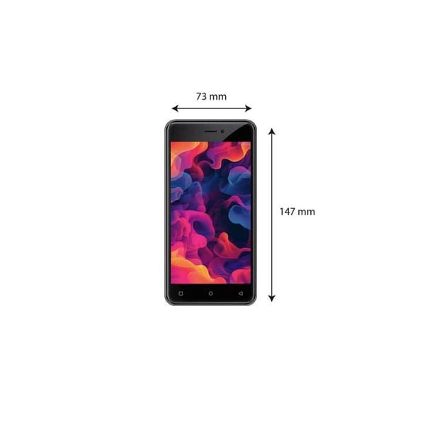 Smartphone Logicom EZY 5" Dual nano SIM 16 GB Svart