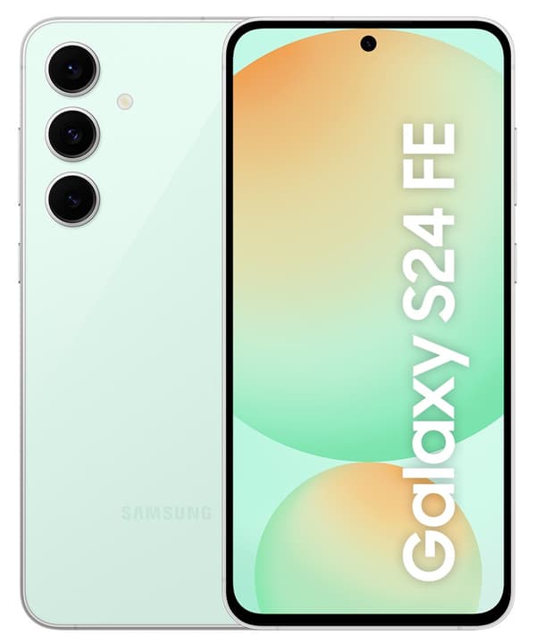 Samsung Galaxy S24 FE 17 cm (6,7") Dual SIM Android 14 5G USB Type-C 8 GB 128 GB 4700 mAh Mint färg Mintfärgad