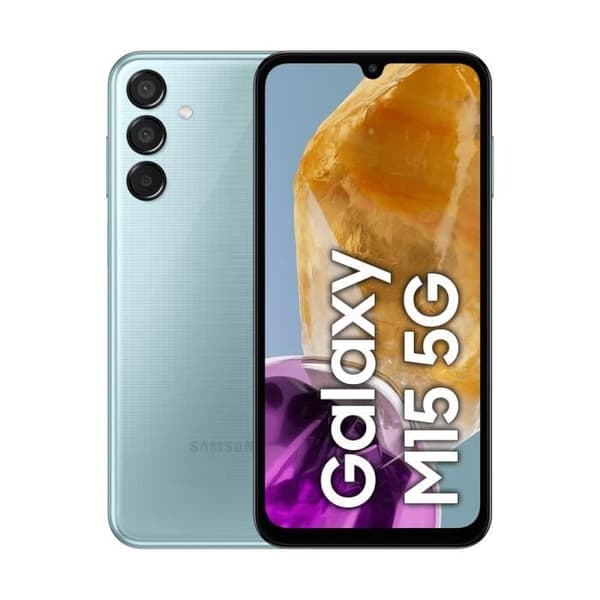 Samsung Galaxy M15 5G 4GB/128GB Blå (Ljusblå) Dual SIM M156B Ljusblå