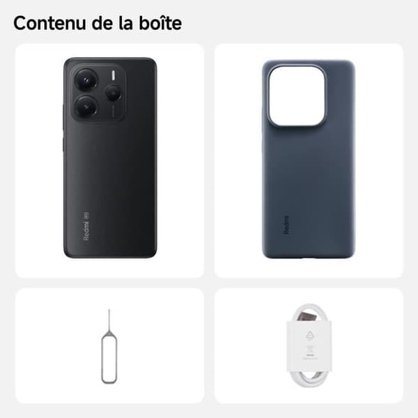 XIAOMI - Redmi Note 14 5G - 8 GB + 256 GB - Midnatt Svart