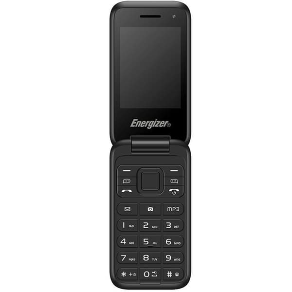 Energizer - E282SC Flip Mobile - Dual Sim (Nano SIM) - 4G LTE - 3 års garanti - Guld - Olåst - 2MP kamera