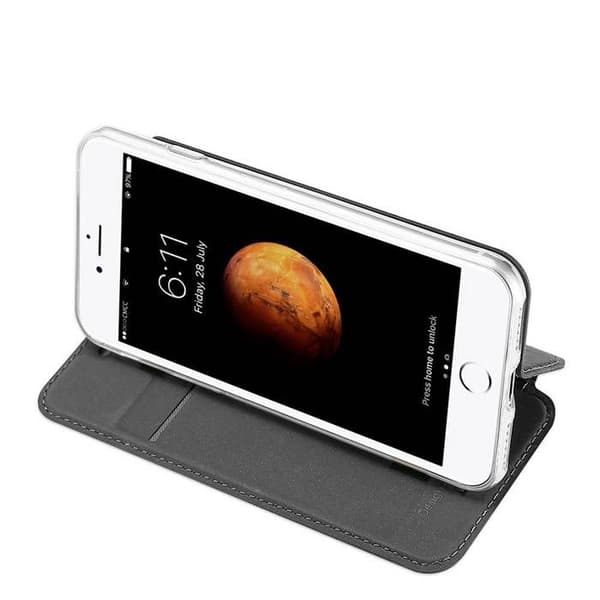 Nevox Vario Series Apple Wallet Case iPhone SE (2022), iPhone SE (2020), iPhone 8, iPhone 7 Basalt Grey