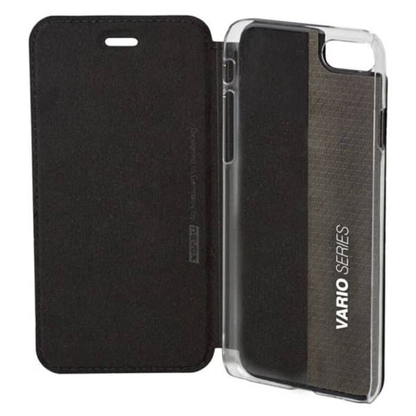 Nevox Vario Series Apple Wallet Case iPhone SE (2022), iPhone SE (2020), iPhone 8, iPhone 7 Basalt Grey